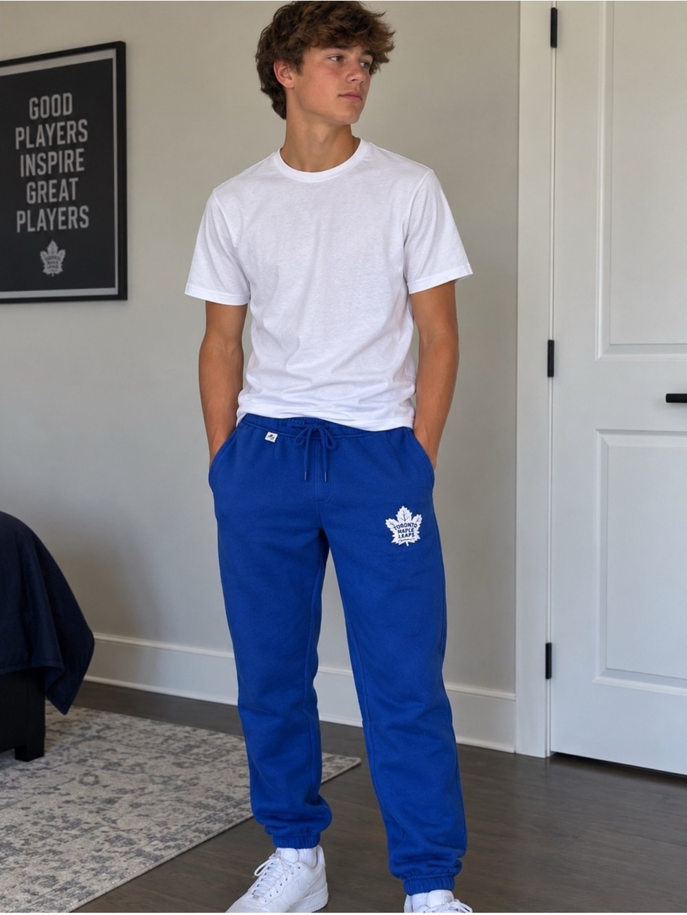 NHL Toronto maple leaf track pants